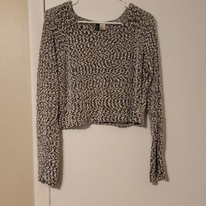 Longe sleeve crop top